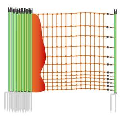 50m Geflügelnetz 112cm Elektrozaun Weidezaun Hühnerzaun Hundezaun Euronetz Schaf