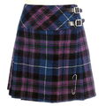 Scottish Damen Mini Pride of Scotland Tartan Kilt/Damen Rock 16' lang Kilt Pin