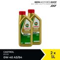 Castrol Edge 0W-40 A3/B4 VW MB 229.5 BMW Longlife RN 2x1 Liter = 2 Liter