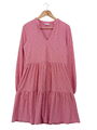 VILA Babydollkleid Damen Gr. DE 38 pink Casual-Look