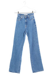 ZARA Straight Cut Jeans High Waist US 2 = D 32 denimblau