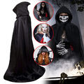 Vampir Umhang Wende Umhang mit Kapuze Cape Lang Mantel Halloween Kostüm Cosplay