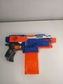 Nerf N Strike Elite Stryfe Blaster Dart Gun blau orange mit 5 Darts - getestet