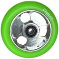 Chilli Pro Parabol StuntScooter Trick Tret Roller Rolle Alu Ersatzrad 100mm Grün