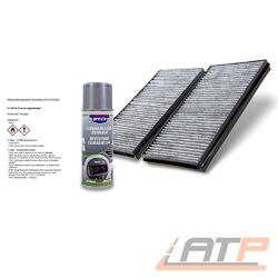 2x INNENRAUMFILTER + 400ml PRESTO KLIMAANLAGEN DESINFEKTION FÜR BMW 5-ER E60 E61Die Nr.1* für Autoteile: Top-Preis-Leistungs-Verhältnis