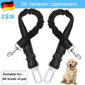 2x Hundegurt Auto Sicherheitsgurt Anschnallgurt Hundegeschirr Verstellbar DE