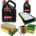 MOTUL 6 L 5W-30 MOTOR-ÖL+MANN-FILTER für BMW 3er E36 316i 318i Cabriolet