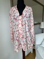 Biba Bluse Escada Designer Exklusiv Kussmund Print Tuchprint Gr 42 wie Neu