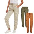 Urban Classics Ladies - High Waist Cargo Pants Hose