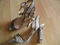 FABIO RUSCONI stylische Designer Sandaletten Pumps Python Gr. 36 TOP OA1