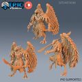 Epische Miniaturen Fantasie - VOGEL VOLK ADLER Dungeons and Dragons DnD Miniatur