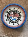 Vintage extrem seltene Lionel Train Co. Autorisierte Tankstelle Neon Wanduhr 