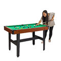 Billardtisch Billard Pool Tisch Salzburg 123x67x79/81 cm inkl. Billardkugeln