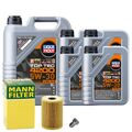 Motoröl 5W30 LIQUI MOLY Top Tec 4200 9L+MANN Ölfilter+Ölablassschraube