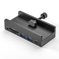 Hochgeschwindigkeits-USB-Hub Metallkonstruktion Schlanke Silberne Farbe