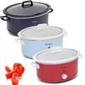 B-Ware Slow Cooker 3,5L, Schongarer, Dampfgarer, Schmortopf, Retro