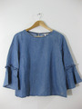 TOM TAYLOR Denim Bluse Tunika  blau  Gr. S 36/38  NP 25 €