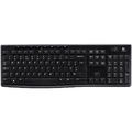 Logitech K270 Wireless Keyboard Funk Tastatur Deutsch, QWERTZ Schwarz Spritzw...