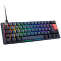 Ducky One 3 Cosmic Blue Mini Gaming Tastatur, RGB LED - MX-Speed-Silver