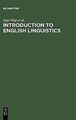 Introduction to English Linguistics (Mouton Textboo... | Buch | Zustand sehr gut