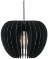 Schwarz Modern Hängelampe Pendelleuchte 1x60W/E27 IP20