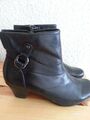 NEU Hush Puppies designer Damen Stiefel Gr 36 echt Leder warmfutter schwarz 