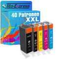 40x Patrone XXL für Canon MG5650 MG5550 MG5655 MG5450 MG6350 PGI-550 CLI-551