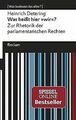 Was heißt hier »wir«?: Zur Rhetorik der parlamentar... | Buch | Zustand sehr gut