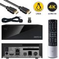 VU+ Plus Zero 4K BT DVB-C/T2 HbbTV Kabel Receiver mit Bluetooth-Fernbedienung