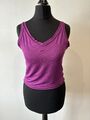 VINTAGE NIKE DRIFIT KROP TOP WESTE LILA DAMEN GRÖSSE MEDIUM M - NEU MIT ETIKETT