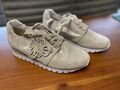 Caprice Sneaker Gr. 40 taupe Glitzer Top Zustand!