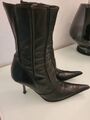 Stiletto Stiefeletten High Heels, echtes Leder, GR.36, neuwertig!!!