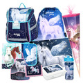 Einhorn Unicorn PFERD Pegasus 10 t Set SCHULRANZEN Ranzen TORNISTER Schultüte 85