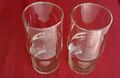 2x Superfest Glas 2x 0,5 L  DDR/GDR Strong Glass East German Mitropa stapelbar