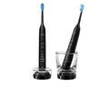 Philips Sonicare DiamondClean 9000 2x Elektrische Schallzahnbürsten - Schwarz