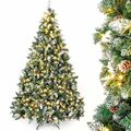 Künstlicher Weihnachtsbaum Tannenbaum Kunstbaum mit Beleuchtung LED, Ständer