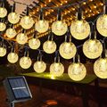 Solar Lichterkette Kugel Beleuchtung 20/50/60 LED Garten Party Innen Außen Deko