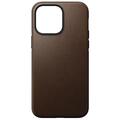 Nomad Modern Leather Case Leder Schutz Hülle Braun für Apple iPhone 14 Pro Max