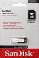 SanDisk Ultra Flair USB 3.0 Flash-Laufwerk 32 GB 150 MB/s Lesen Metallgehäuse