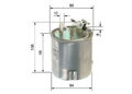 Kraftstofffilter Leitungsfilter F 026 402 096 BOSCH für NISSAN NAVARA NP300