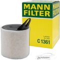 MANN C 1361 Luftfilter für BMW 1er 3er X1 E8x E9x 16i 18i 20i MANN-FILTER C1361