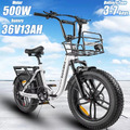 SAMEBIKE 500W Elektrofahrrad 36V 13Ah Mountainbike 20 Zoll Faltbar Stadt E-Bike