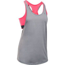 Under Armour Damen Tanktop Shirt Sport Fitness Heatgear Tank Top Mesh Frauen