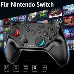 Wireless Bluetooth Pro CONTROLLER/GAMEPAD+Ladekabel für Nintendo Switch,PC,iOS