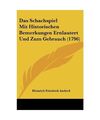 Das Schachspiel Mit Historischen Bemerkungen Ernlautert Und Zum Gebrauch (1796),