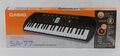 Casio SA-77 Mini-Keyboard 44 Tast Keyboard in Orange Klavier Piano Kinder Musik