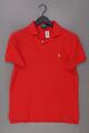 ⭐ Polo by Ralph Lauren Poloshirt Slim T-Shirt für Herren Gr. 50, M Kurzarm rot ⭐