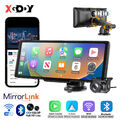 4K Display Dashcam Wireless Apple Carplay Android Auto mit Vorne Rückfahrkamera