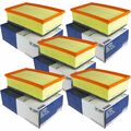 5x MAHLE / KNECHT Luftfilter LX 1497 Air Filter