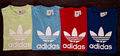 4x Adidas Originals Sportshirt - Gr. L - mintgrün, blau, rot, hellblau - TOP